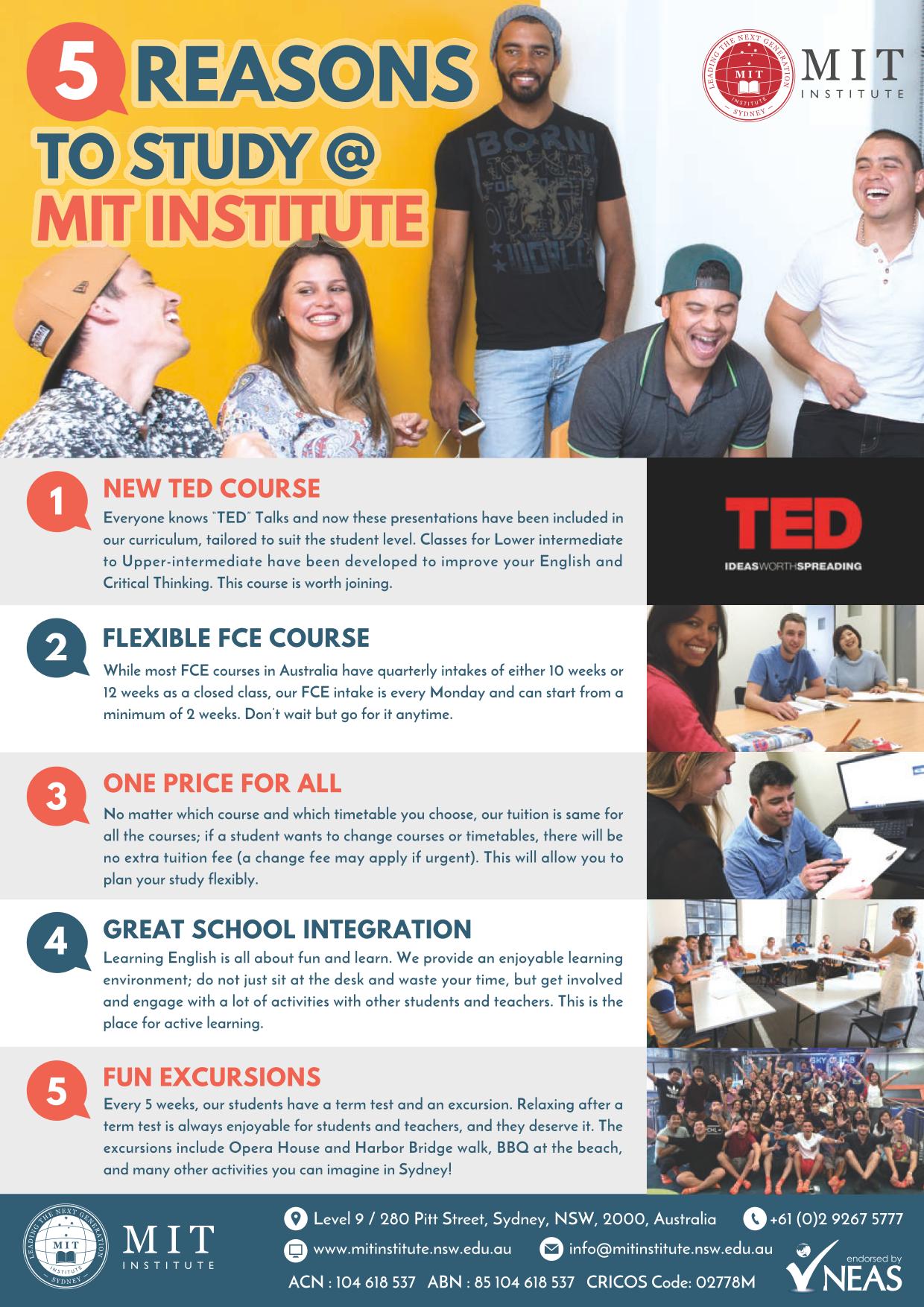 MIT Institute - 環球行留學