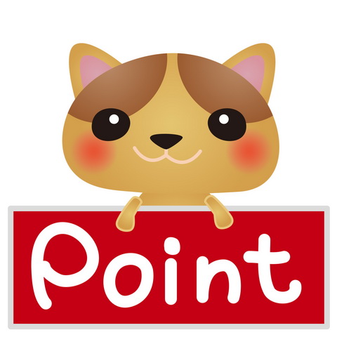 日本小圖 貓咪.point_写真イラスト