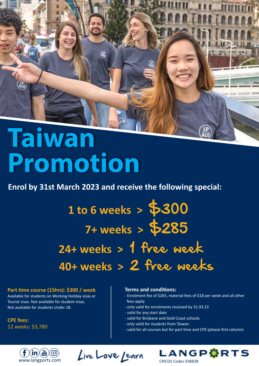 Langports promotion - Taiwan - January to March 2023